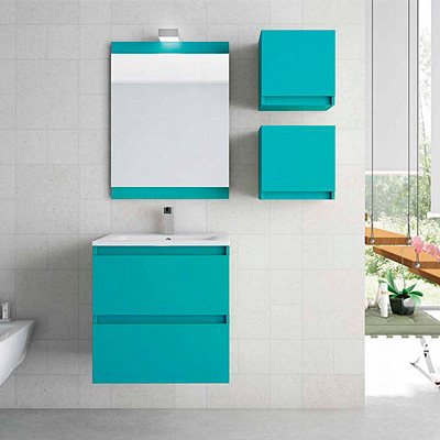 Mueble de baño KLOE 60 2C verde agua mate